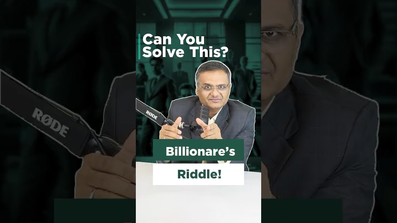 Billionare's Riddle! - Can You Solve This? | Kapil Jain | Enrichwise ...