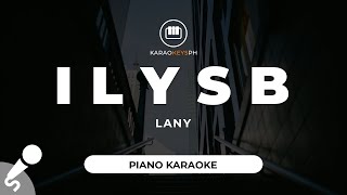 ILYSB - Lany Piano Karaoke
