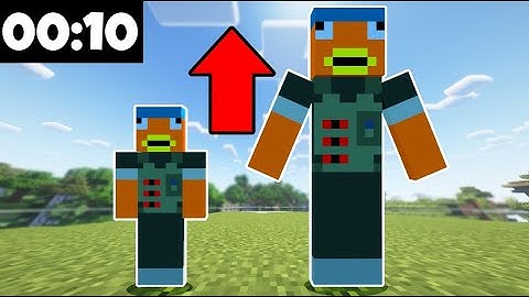MINECRAFT But My SIZE Changes RANDOMLY!