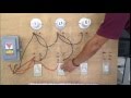 Como conectar lamparas en paralelo con apagadores de escalera INSTALACIONES ELECTRICAS
