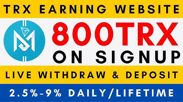 MGROO.COM Withdraw Proof - TRX Earning Website 2022 | Daily 2.5%-9%