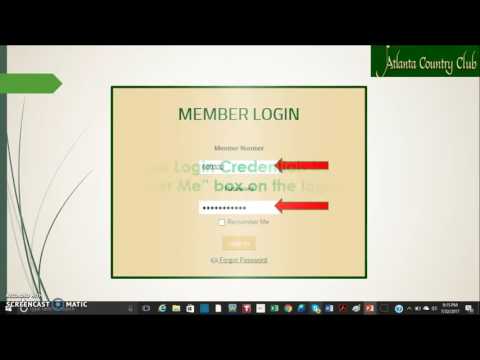Remember Me Instructions for ACC Website Login