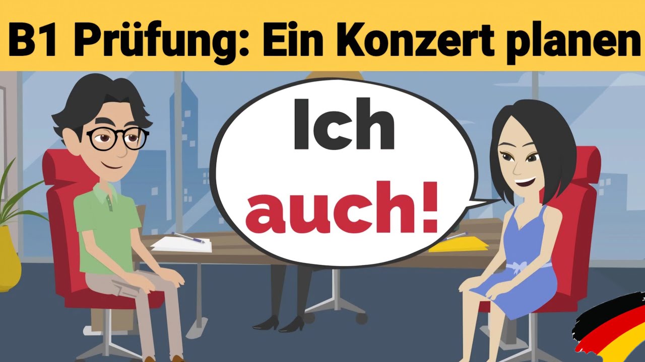 Устный экзамен по немецкому языку B1 | Планируйте что-нибудь вместе/диалог | Часть 3: Концерт