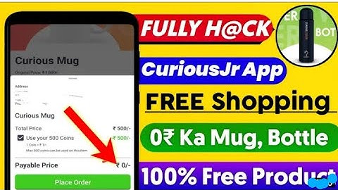 Curious jr free products || free mug or bottle || free products today || #freeproducts