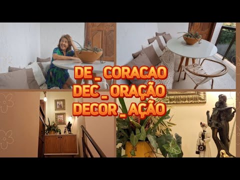 CASA BEM PEQUENA DECORADA COM TALENTO IMENSO - GARIMPOS EM