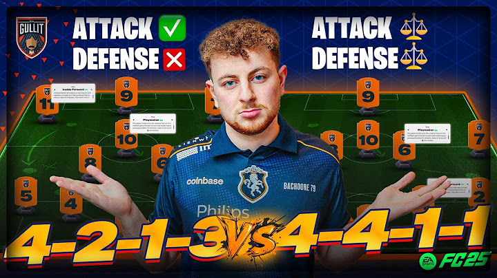 EA FC 25 - Formation Battle 4-4-1-1 vs 4-2-1-3