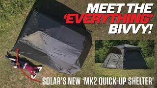 Is this the most versatile bivvy EVER? 🤔😲 | Solar SP MK2 Quick-Up Shelter