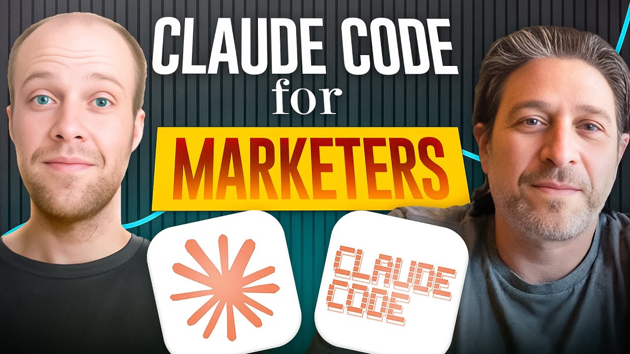 Fortune 500 marketer explaining Claude Code automation for marketing teams