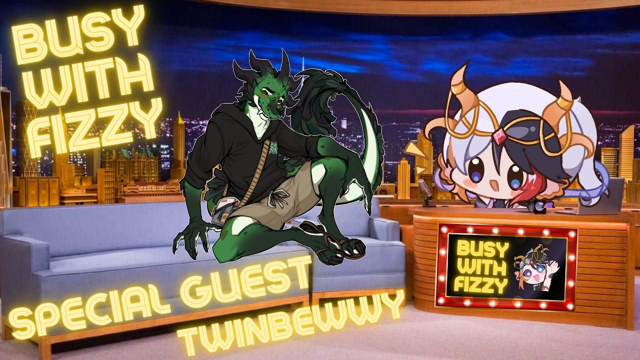 A Furry Druid Vtuber, Coffee, AND Femboy Thighs | Busy with Fizzy Episode 2