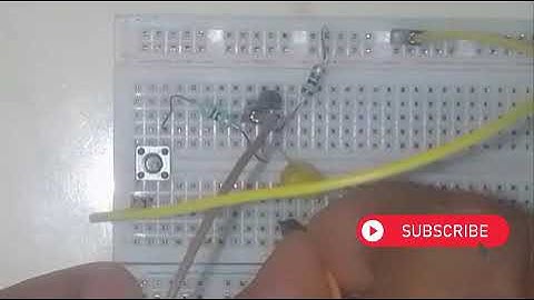 Simple NOT Gate Circuit | LED Logic Demo | Easy Electronics Project