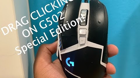 DRAG CLICKING 16 CPS On Logitech G502 Hero Special Edition! Read Desc.
