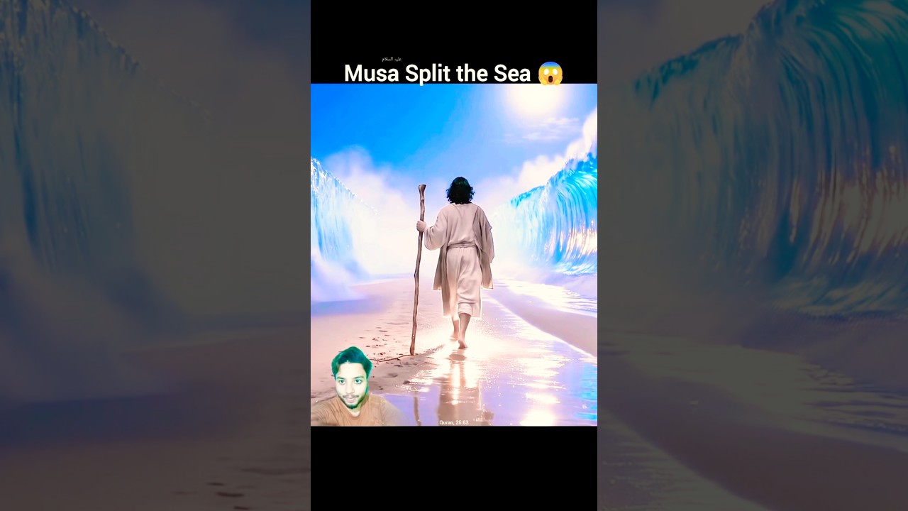 Prophet Musa Split the Sea 😱 