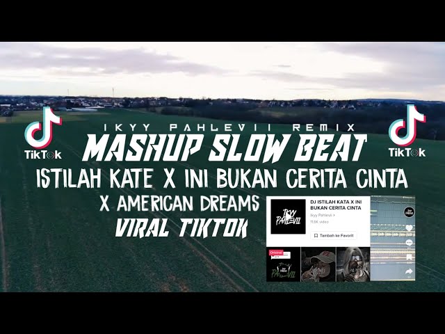 MASHUP DJ ISTILAH KATA X INI BUKAN CERITA CINTA ( Ikyy Pahlevii TikTok ) class=