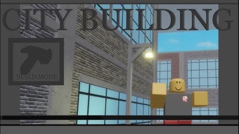 How to make a detailed city building! PIGGY : BUILD MODE
