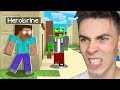 HEROBRINE TROLL na PALIONIE w Minecraft!