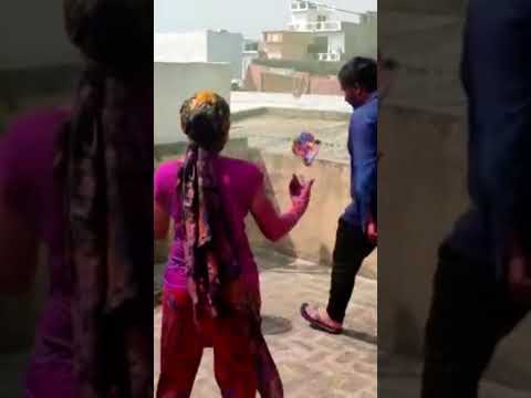 #shorts #holi #trending Our First Holi after marriage Part-1 #love #couples #relationship #holi2023