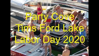 Tims Ford Lake Party Cove Labor Day - 2020