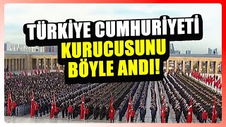 Türkiye Cumhuriyeti Devleti'nin Anıtkabir 10 Kasım Töreni! | Ulusal Haber