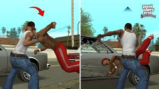 Throwing NPC onto Vehicle GTA San Andreas