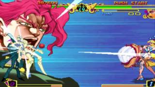 JoJo's Bizarre Adventure (PSX Video Game) Kakyoin Noriaki Arcade Full Gameplay