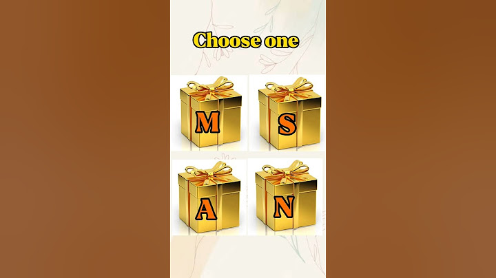 لو خيروك هدايا حروف /If you choose gifts letters