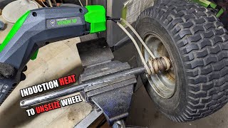 How to Unseize a Wheel from a Snowblower Axle