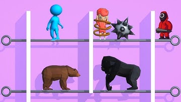 Pin Rescue - Pull The Pin Android Gameplay Walkthrough Levels (38 to 44) part - #3