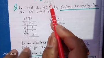 Part - 5 | MATHS  | CLASS V  | CHAPTER 3 | FACTORS and MULTIPLES   | | HCF | | Ex- 3.3 | |