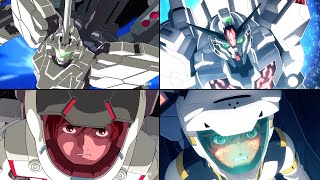 FA Unicorn & Calibarn Arrive Comparison (Witch From Mercury EP22)[ガンダム水星の魔女 UC ユニコーンガンダム キャリバン 到着比較]