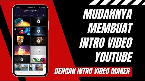 TUTORIAL CARA MEMBUAT INTRO VIDEO YOUTUBE DENGAN INTRO MAKER | INTRO VIDEO MAKER | BERBAGI CHANNEL
