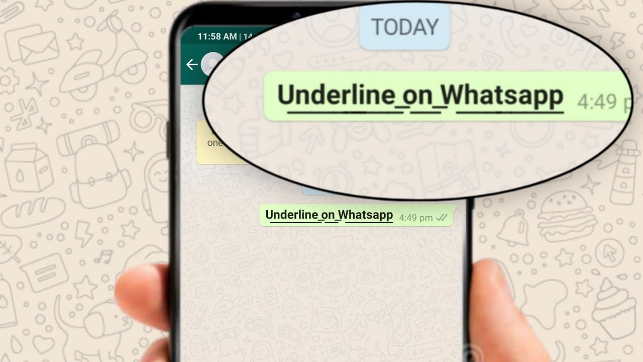 Como subrayar en whatsapp