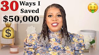 30 Ways On How I SAVED $50,000 | Minimalist MONEY SAVING Tips | Single Parent Friendly