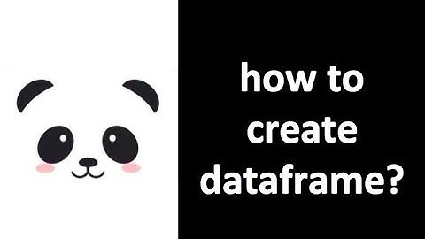 [Pandas Tutorial] create DataFrame from Python Code (list, dictionary)