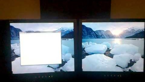 Windows 7 Dual Monitor Window Pinning