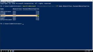 Using PowerShell - Get all users are Password Never Expires in domain