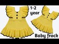 New design baby frock designing sleeves baby frock frill baby frock baby dress cutting and stitching