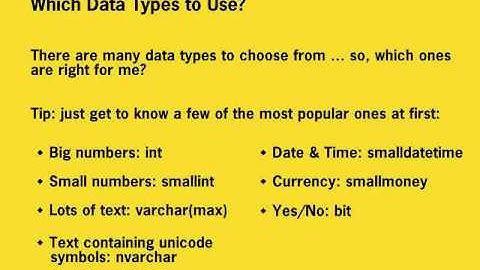 03 More about Column Data Types and Other Properties   The Official Microsoft ASP NET Site