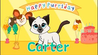 Happy Birthday Carter | Birthday Song With YOUR Name