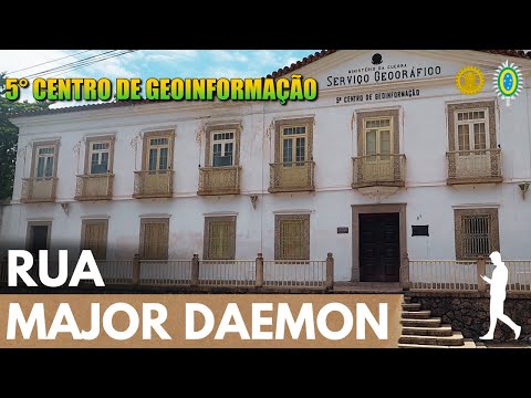 5° Centro de Geoinformação - Diretoria de Serviço Geográfico: Andando na Rua Major Daemon, Centro RJ