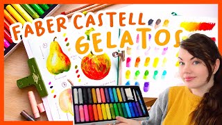 Testing Faber Castell Gelatos! ✨ 3 ways to use them