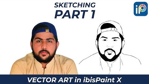 Vector Art | Part 1 Sketching | IbisPaint X | AJs Academy