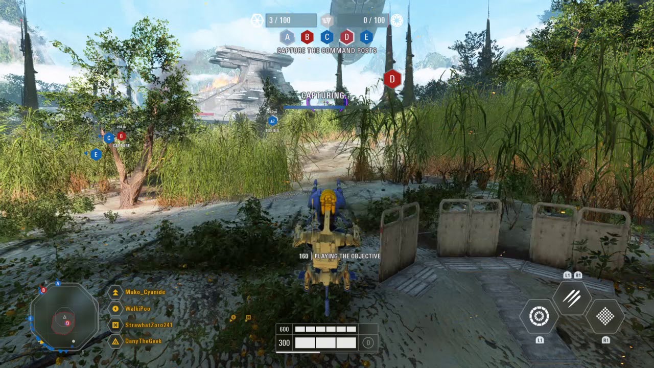 Star Wars Battlefront II - Kashyyyk - Stap gameplay - YouTube