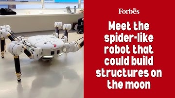 Meet the spider-like robot that could build structures on the moon