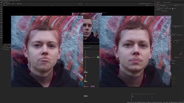Creating a Face Morph Effect Using Smart Vectors and the GridWarpTracker node in NukeX