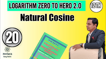 # 20  Natural Cosine By using logtable | Logarithm zero to hero 2.0