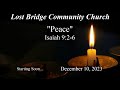 Lost bridge community church live  december 10 2023  jonny parker