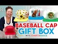 Make your own baseball cap gift box with paper  easy diy tutorial