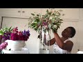 Tall Floral Arrangement Tutorial