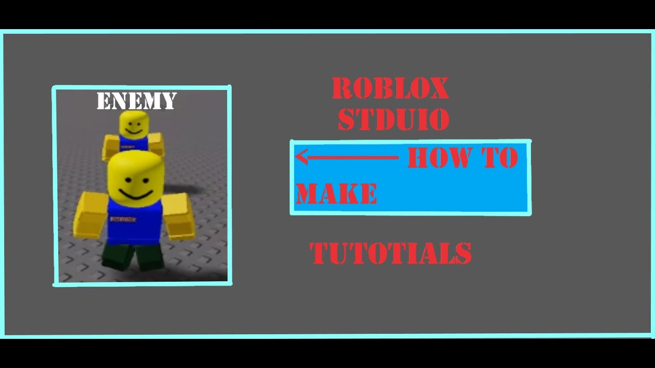 How To Make An Enemy Npc On Roblox Studio Read Description Youtube - how to make an enemy in roblox