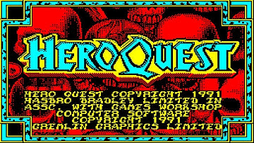 [Amstrad CPC] Hero Quest - Longplay